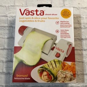 NWOT Vasta Sheet Slicer Just Spin & Slice
